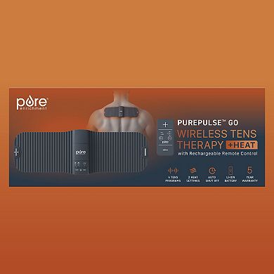 Pure Enrichment Purepulse Go Wireless Tens Therapy + Heat