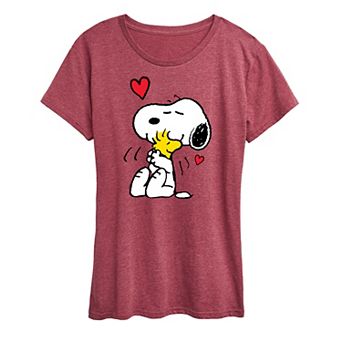 Women's Peanuts Lots Of Love Graphic Tee