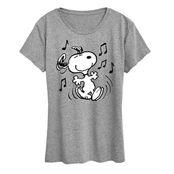 Women's Peanuts Snoopy Dancing Graphic Tee
