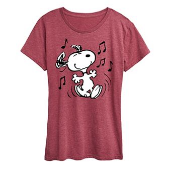 Women's Peanuts Snoopy Dancing Graphic Tee