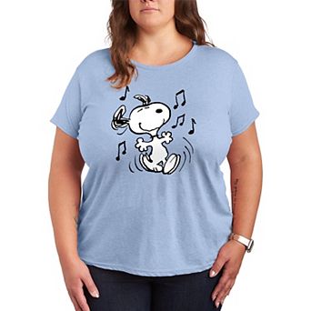 Plus Peanuts Snoopy Dancing Graphic Tee