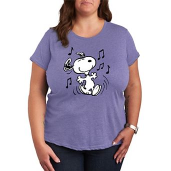 Plus Peanuts Snoopy Dancing Graphic Tee