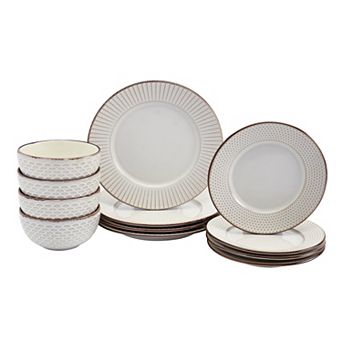 Tabletops Gallery Monroe 12 pc Dinnerware Set