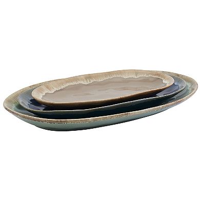 Tabletops Gallery Tuscon 3-pc. Platter Set