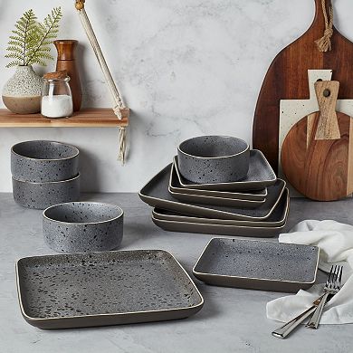 Tabletops Gallery Madison 12-pc. Square Dinnerware Set