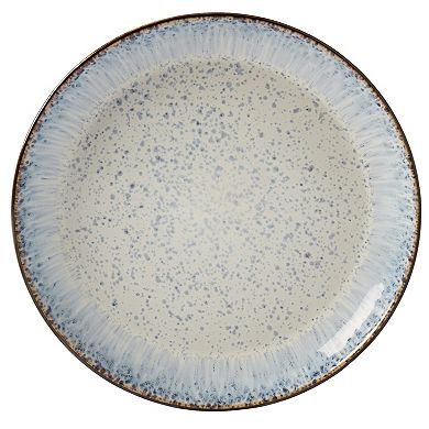 Tabletops Gallery Jura Smoke Reactive Glaze Stoneware 16-pc. Dinnerware Set