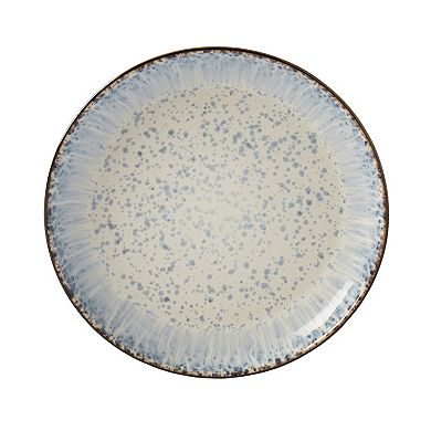 Tabletops Gallery Jura Smoke Reactive Glaze Stoneware 16-pc. Dinnerware Set