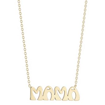 LUMINOR GOLD 14k Gold Groovy Mama Necklace