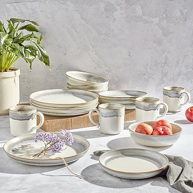 Tabletops Gallery Hudson Stoneware 16-pc. Dinnerware Set