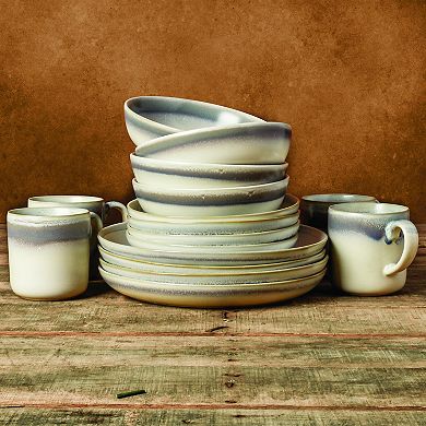 Tabletops Gallery Hudson Stoneware 16-pc. Dinnerware Set