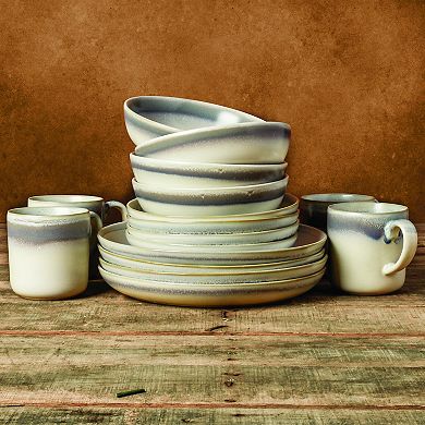 Tabletops Gallery Hudson Stoneware 16-pc. Dinnerware Set