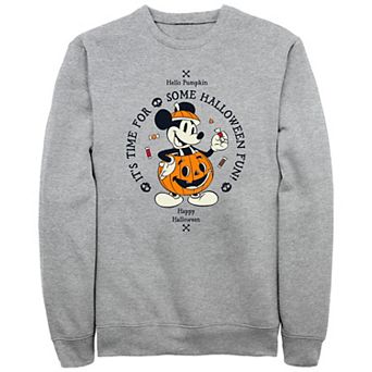 Big & Tall Mickey Mouse Pumpkin Costume Halloween Fun Graphic Fleece