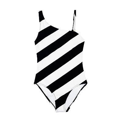 Aqua Water Stones One Shoulder Swimsuit