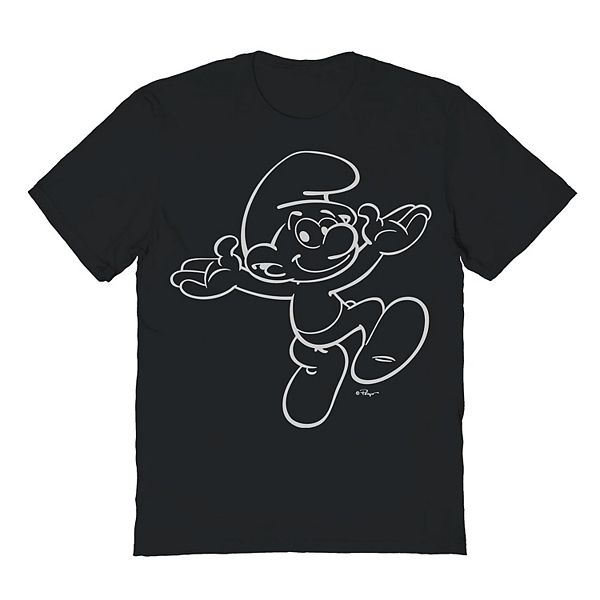 Men's Smurfs Shrugging Smurf 1 Graphic Tee