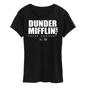 Women's The Office Dunder Mifflin Logo Graphic Tee