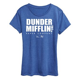 Women's The Office Dunder Mifflin Logo Graphic Tee