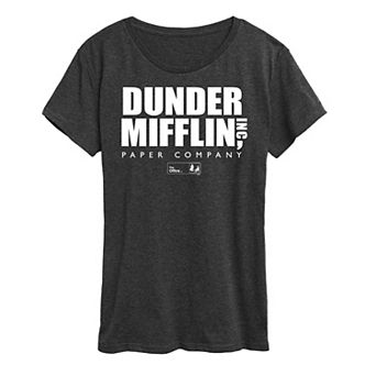Women's The Office Dunder Mifflin Logo Graphic Tee