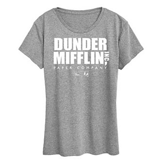 Women's The Office Dunder Mifflin Logo Graphic Tee