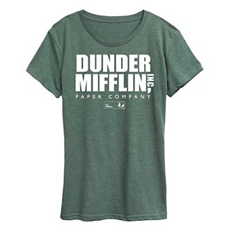 Women's The Office Dunder Mifflin Logo Graphic Tee