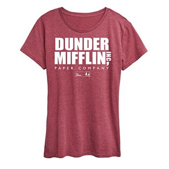 Women's The Office Dunder Mifflin Logo Graphic Tee