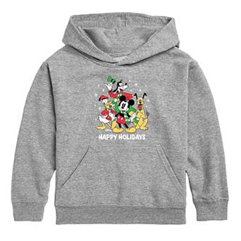 Disney's Mickey Mouse & Friends Boys 8-20 Happy Holidays Graphic Hoodie
