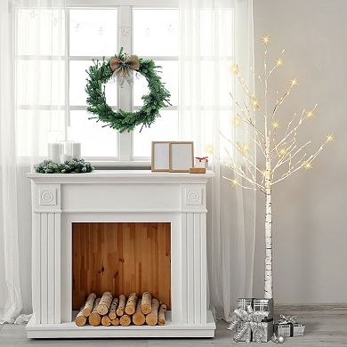 Puleo International Inc. 6-ft. Pre-Lit White Artificial Twig Tree