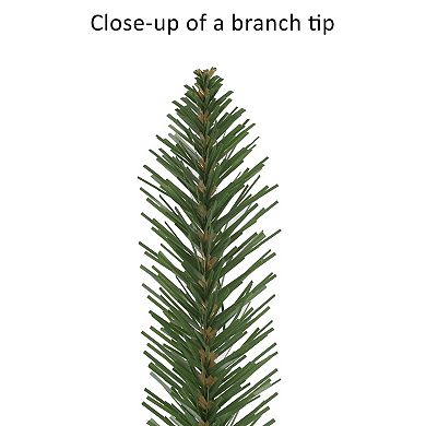 PULEO INTERNATIONAL 6-ft. Pre-Lit Alpine Artificial Pencil Christmas Tree