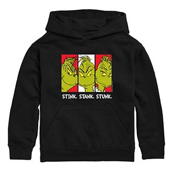 Boys 8-20 Dr. Seuss' The Grinch Who Stole Christmas Stink Stank Stunk Hoodie
