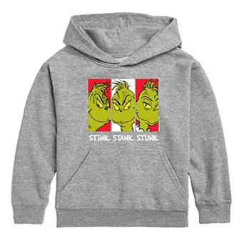Boys 8-20 Dr. Seuss' The Grinch Who Stole Christmas Stink Stank Stunk Hoodie