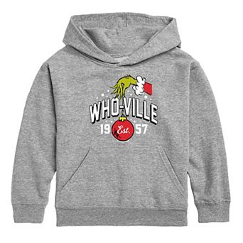 Boys 8-20 Dr. Seuss' The Grinch Who Stole Christmas Who-Ville Grinch Hoodie
