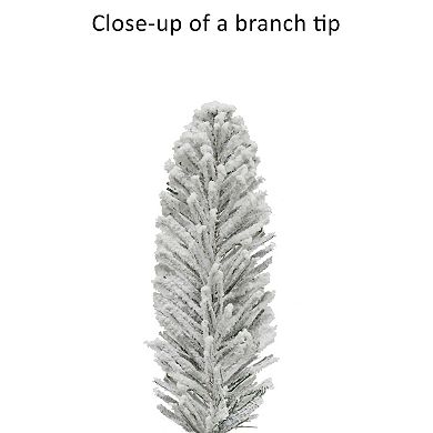 Puleo International Inc. 3-ft. Pre-Lit Flocked Artificial Fraser Fir Christmas Tree