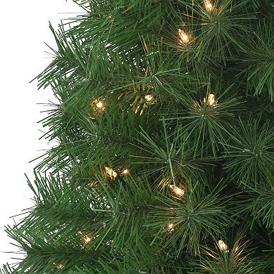 Puleo International Inc. 3-ft. Pre-Lit Snow Ridge Artificial Fir Christmas Tree