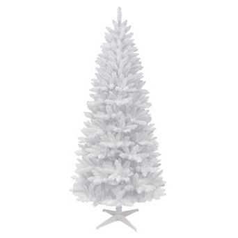 Puleo International Inc. 7-ft. White Carson Artificial Pine Christmas Tree