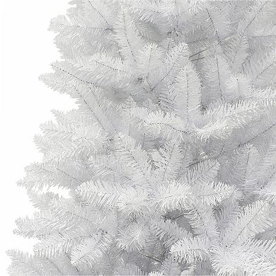 Puleo International Inc. 7-ft. White Carson Artificial Pine Christmas Tree