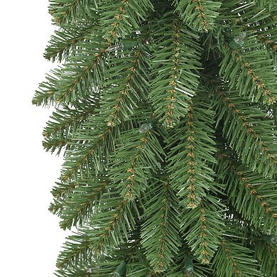 PULEO INTERNATIONAL 4-ft. Pre-Lit Artificial Alpine Pencil Christmas Tree