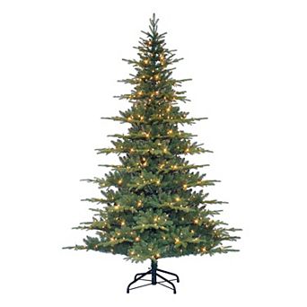 Puleo International Inc. 7.5-ft. Pre-Lit Artificial Utah Fir Christmas Tree