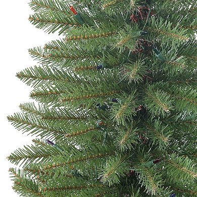 PULEO INTERNATIONAL 3-ft. Pre-Lit Artificial Fraser Fir Christmas Tree