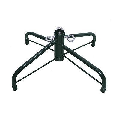 PULEO INTERNATIONAL 4 ft. Pre-Lit Flocked Virginia Pine Artificial Christmas Tree