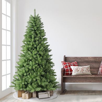 PULEO INTERNATIONAL 7-ft. Unlit Berkshire Fir Artificial Christmas Tree