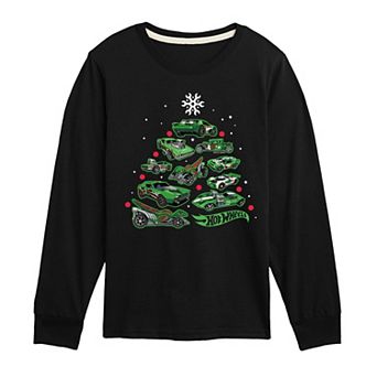 Boys 8-20 Hot Wheels Car Tree Long Sleeve Graphic Tee