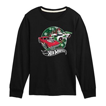 Boys 8-20 Hot Wheels Holiday Long Sleeve Graphic Tee