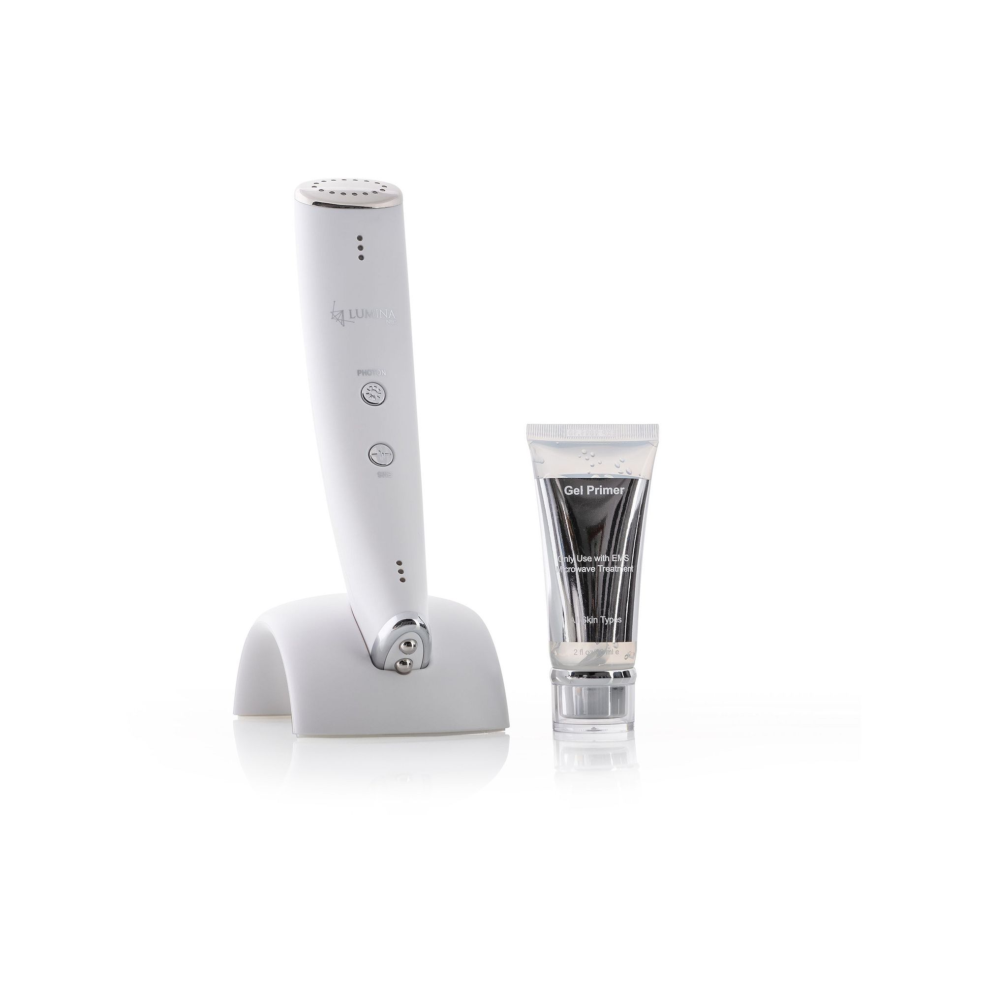 Lumina EMS & LED Facial Toning Therapy Tool, None