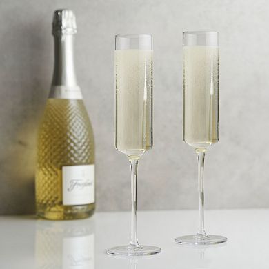 Viski Laurel Champagne Flutes