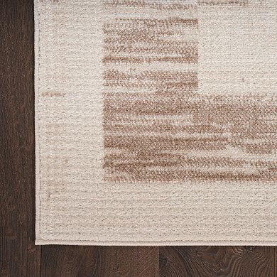 Nourison Serenity Home Modern Bordered Indoor Area Rug