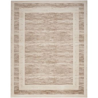 Nourison Serenity Home Modern Bordered Indoor Area Rug