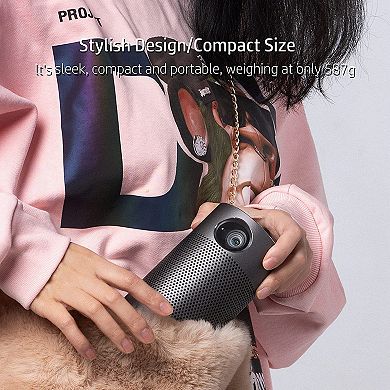 HP Mobile Portable Projector, 480p LED Projector for Home & Office