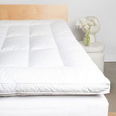 Emma + Oliver Full Size Hypoallergenic Mattress Pad with Deep Pockets and Quilted Cotton Top