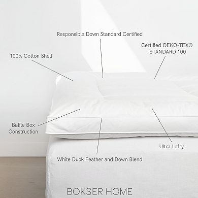 Feather & Down Plush Luxury Mattress Topper