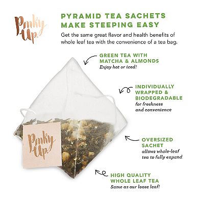 Pinky Up Matcha Ice Cream Pyramid Tea Sachets