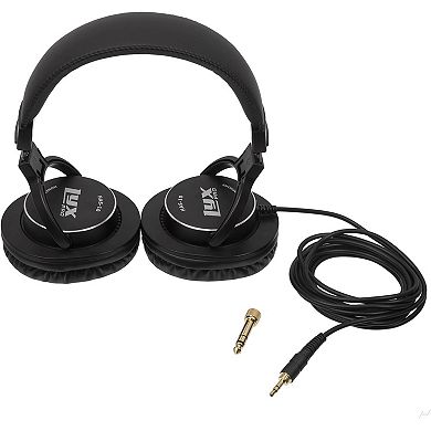 LyxPro HAS-10 Closed Back Over Ear Professional Studio Monitor, Mixing and Recording Headphones